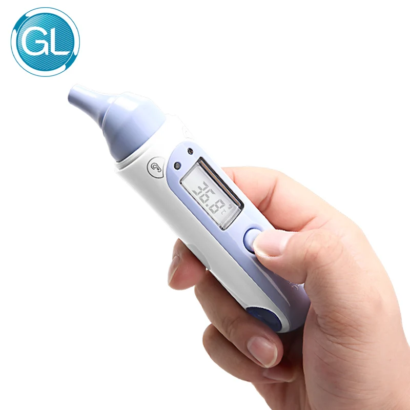 

GL Baby Ear Forehead Thermometer Measurement Body Thermometer Gun Non-contact Fever Digital Measure Tool for Baby Adult