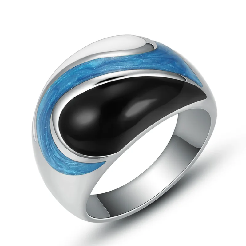 Steel Enamel Ring Steel Enamel Ring
