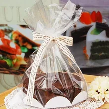 8' 10 шт. мешок для еды шифоновый торт пластиковый подарок шоколадное печенье конфеты пакеты упаковка Новое поступление День рождения Рождество