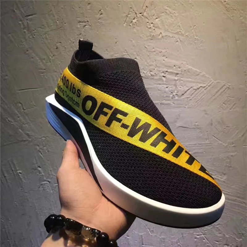 zelf Eerlijkheid Sportschool 2017 off white shoes loafers yellow belts mens shoes breathable height  increasing EVA light sole Creepers for summer punk hiphop|shoes  breathable|men shoes breathablemen shoes - AliExpress