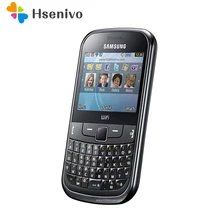 S3350 разблокированный samsung S3350 2,4 дюймов GPRS GSM дешевый мобильный телефон Восстановленный