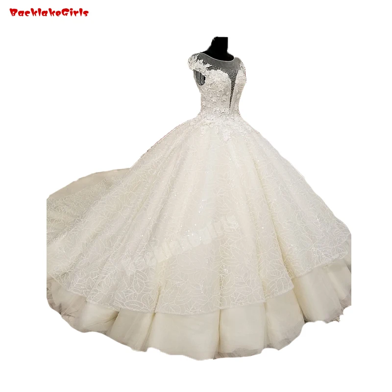 10012 белый атлас Кристалы для свадебного платья Бисероплетение 3D Кружева Цветы свадебное платье