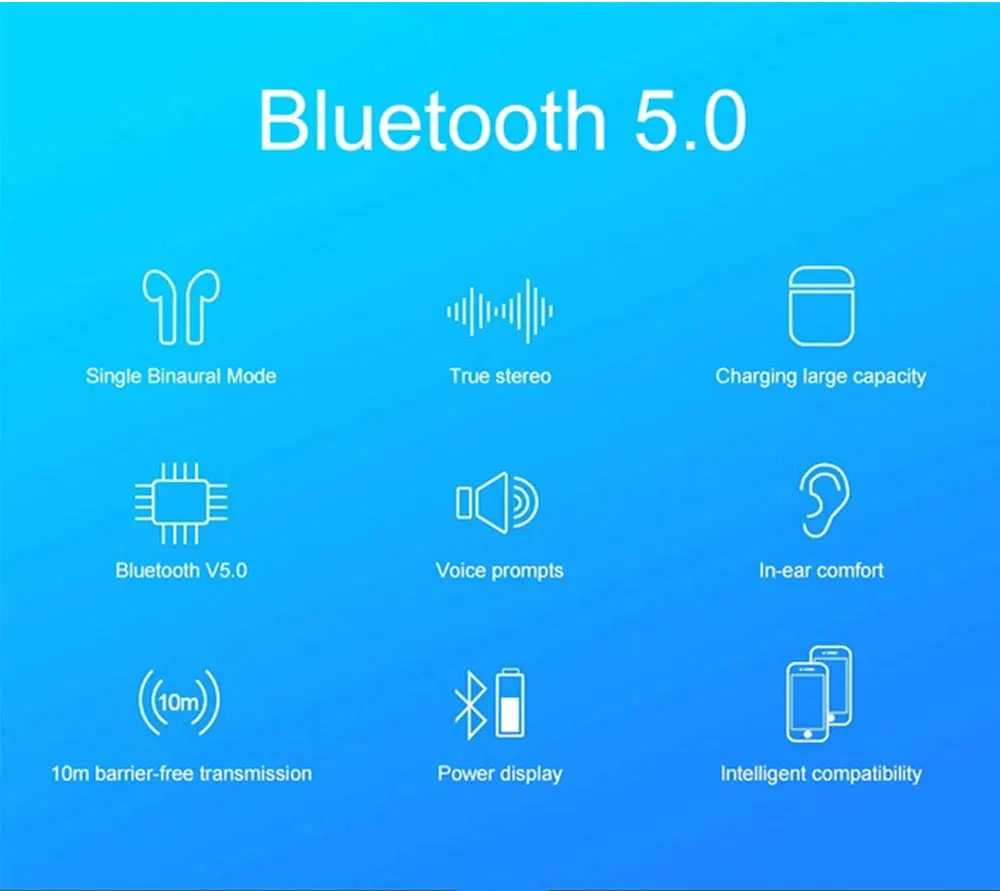 Новинка i12 tws оригинальная всплывающая bluetooth-гарнитура беспроводная сенсорная мини-гарнитура Мини-игровая гарнитура для телефонов на Android i100