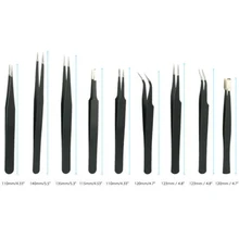 Anti-static ESD Stainless Steel Tweezers Electronics Industrial Precision Tip Phone Maintenance Repair Hand Tool Tweezers Set цена Anti-static ESD Stainless Steel Tweezers Electronics Industrial Precision Tip Phone Maintenance Repair Hand Tool Tweezers Set цены онлайн