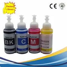 Горячо! Высококачественные чернила на основе красителя T6641-T6644 картридж заправка чернила 70 мл сыпучие чернила l355 чернильный бак система струйный принтер