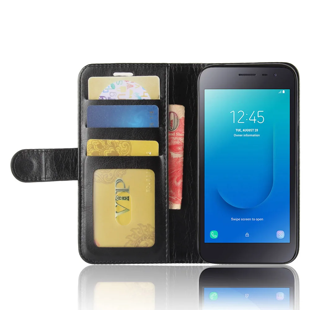 Для samsung Galaxy J2 основной Чехол книжка из искусственной кожи чехол для задней