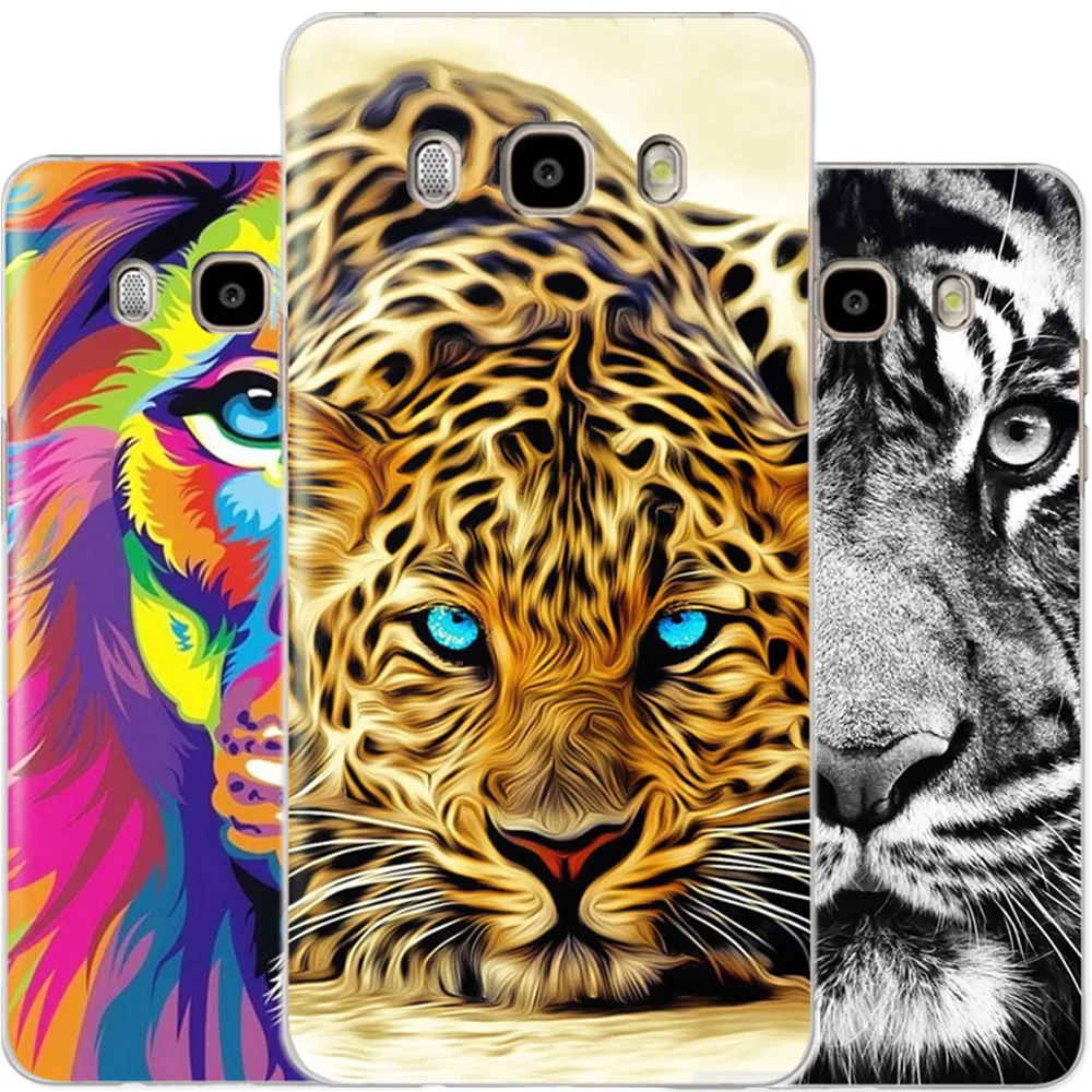 Mighty Animals Lion Phone Back Case Cover For Samsung Galaxy J3 J5 J7 A3 A5
