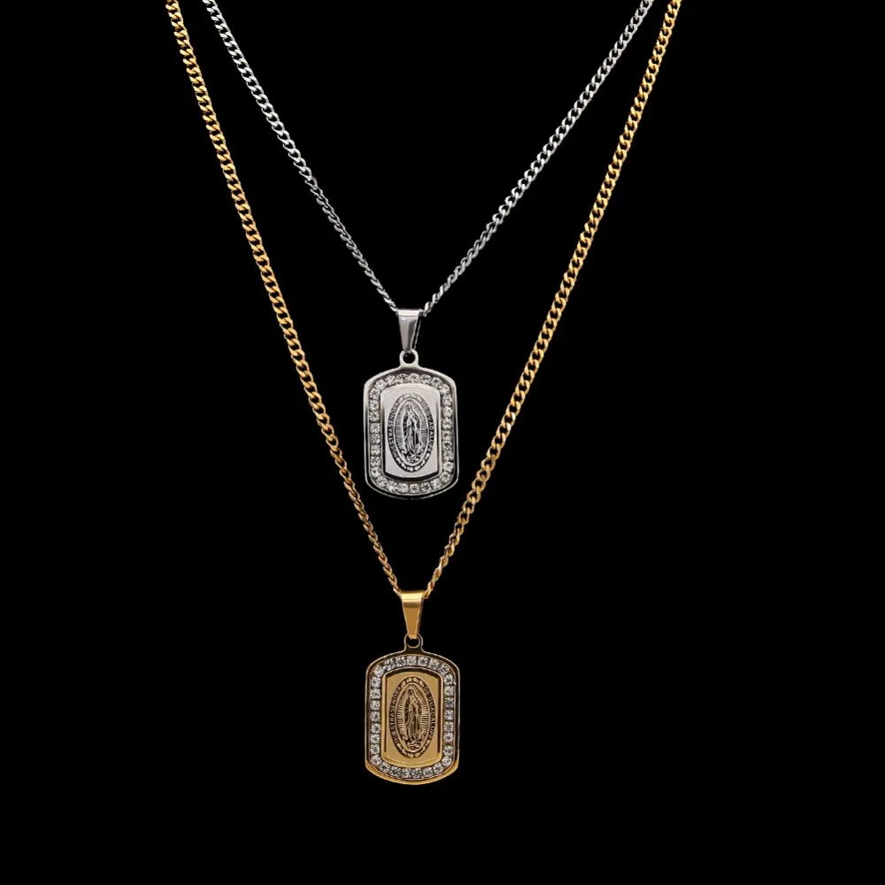 Squire Virgin Mary цепочка с подвеской из сплава хип хоп католическая мужская бижутерия