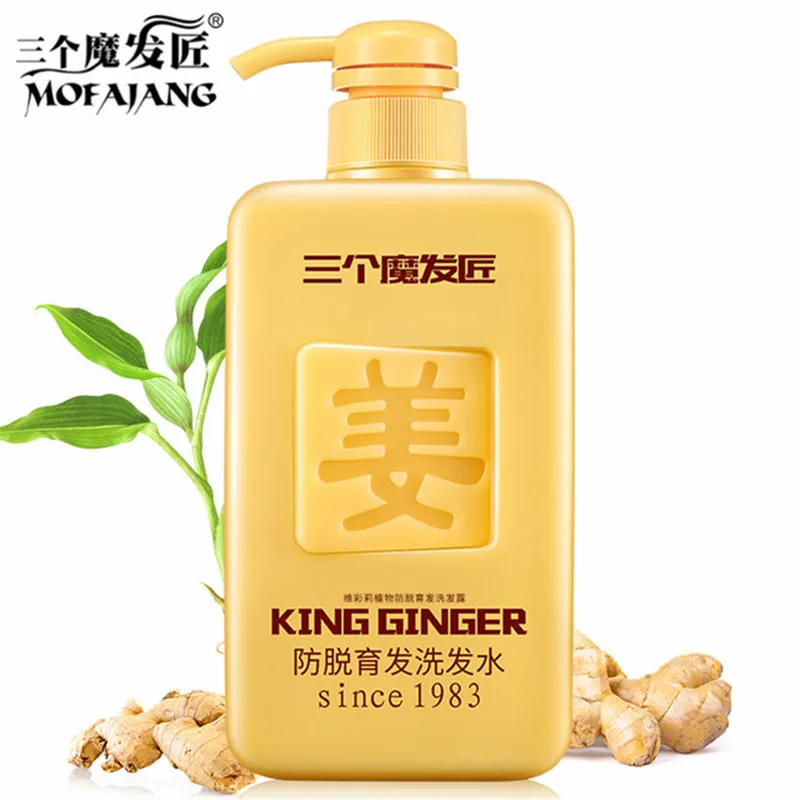 

MOFAJANG 500ML Pure Nature Ginger Juice Anti-Hair Loss Shampoo Hair Fast Regrowth Anti Dandruff Itching Oil-Control Hair Care