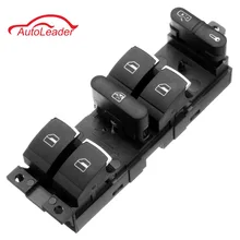 Chrome Master Window Controller Switch For VW Jetta Golf GTI MK4 Passat B5 Driver Side 3BD959857 3BD 959 857 1998-2005