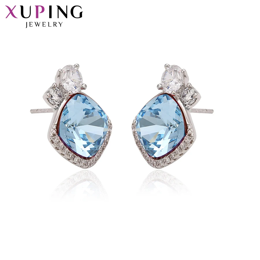

Xuping Jewelry Studs Earrings Noble and Simple Crystals from Swarovski Exquisite Christmas Girl Gifts S143.1-93890