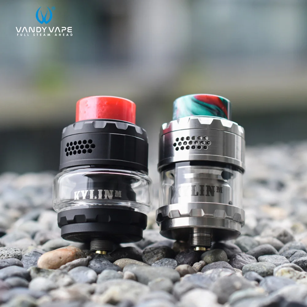 Vandy vape Kylin M RTA танк с Ni80 Сверхтонкий MTL плавленый Clapton провод против Vandyvape Kylin V2 атомайзер электронная сигарета