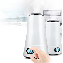 2.5L Air Humidifier Ultrasonic Essential Oil Diffuser Aroma Negative Ion Two Mist Outlet Humidifier Electric Mist Maker for Home