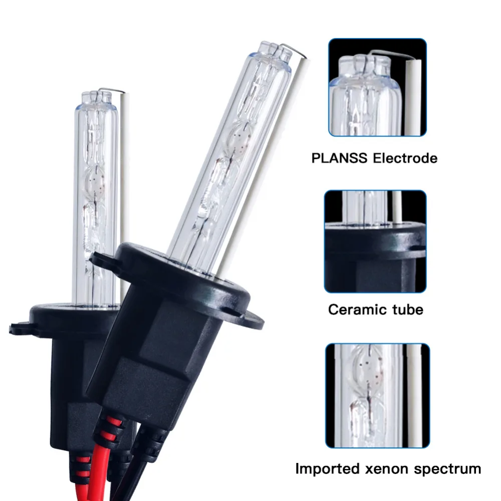 Один набор ксенона H7 автомобильный комплект ксеноновых фар, Высокопрочная конструкция 55 Вт H4-1 ксеноновые лампы H1 H3 H8 H10 H11 H27 9005 HB3 9006 HB4 автомобильный светильник источник головной светильник