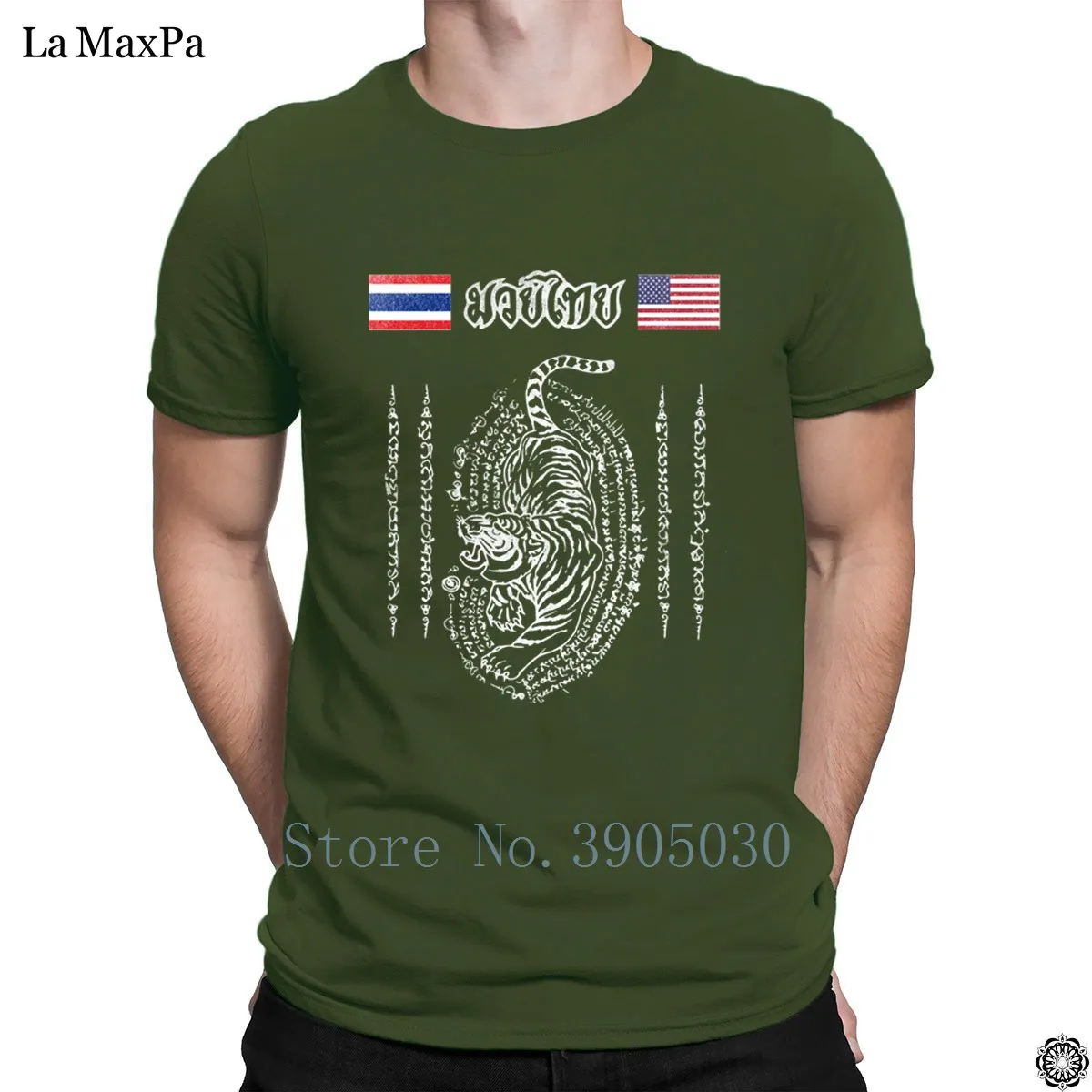 Slogan Authentic T Shirt Muay Thai America To Thailand Tiger Slogan Authentic T Shirt Muay Thai America To Thailand Tiger For Men Uni Tshirt Xl Leisure Tee Top In Shirts From S Clothing On