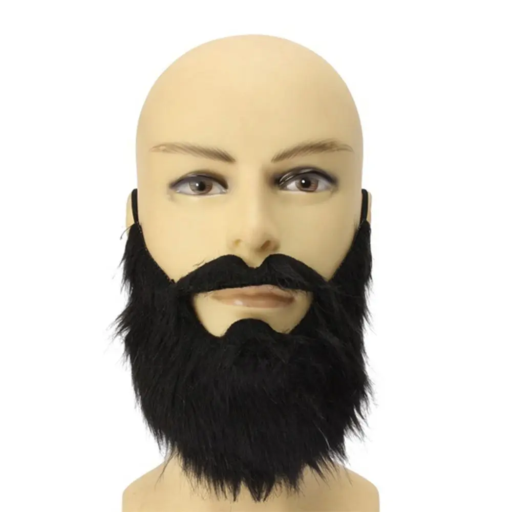 1Pcs Funny Fashion Fake Arab Beard Black Goatee False Disguise Fancy