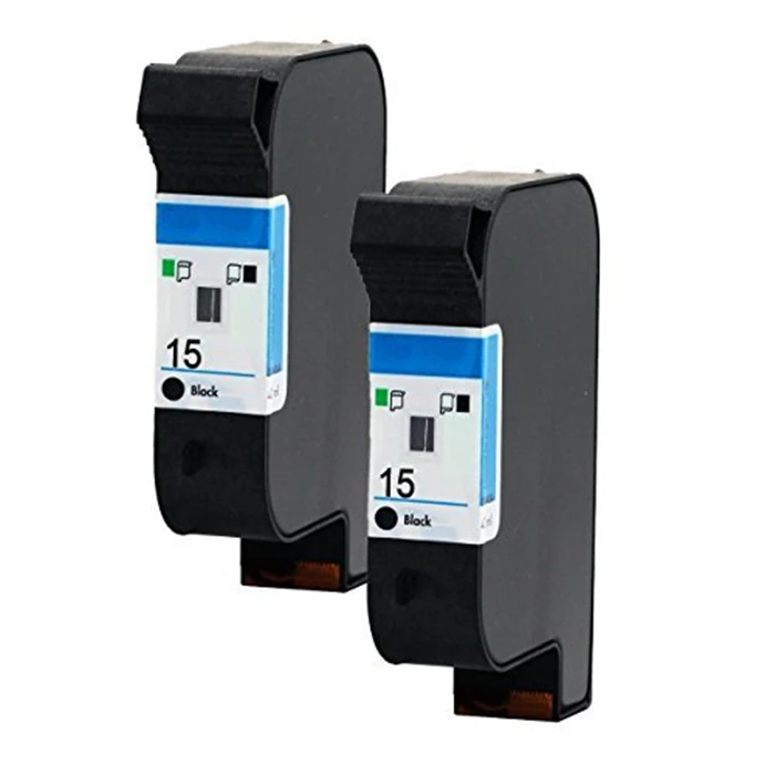 

2pk compatible for hp15 6615 black ink cartridge for HPDeskjet 810c 812c 815c 840c 842c 845c 920c 940c Officejet v30 v40 v45