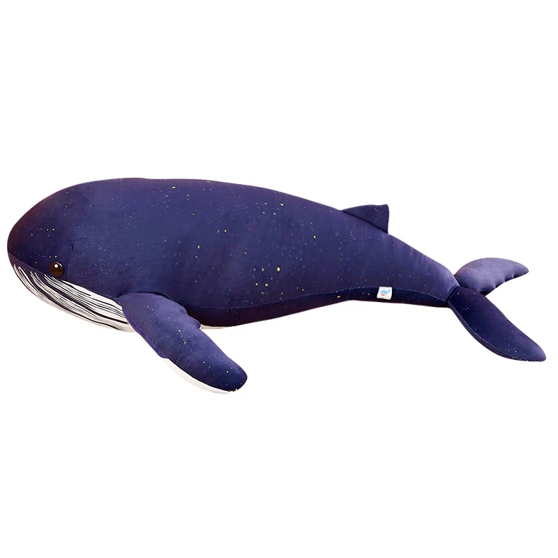 60 см-125 см плюшевая игрушка морская рыба большой голубой кит плюшевая кукла мягкая модель животное подушка диванная подушка детский подарок на день рождения