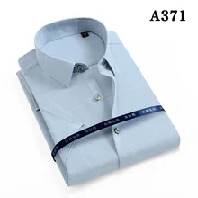 Новая летняя модная полосатая саржевая рубашка с коротким рукавом для мужчин в деловом стиле в Корейском стиле