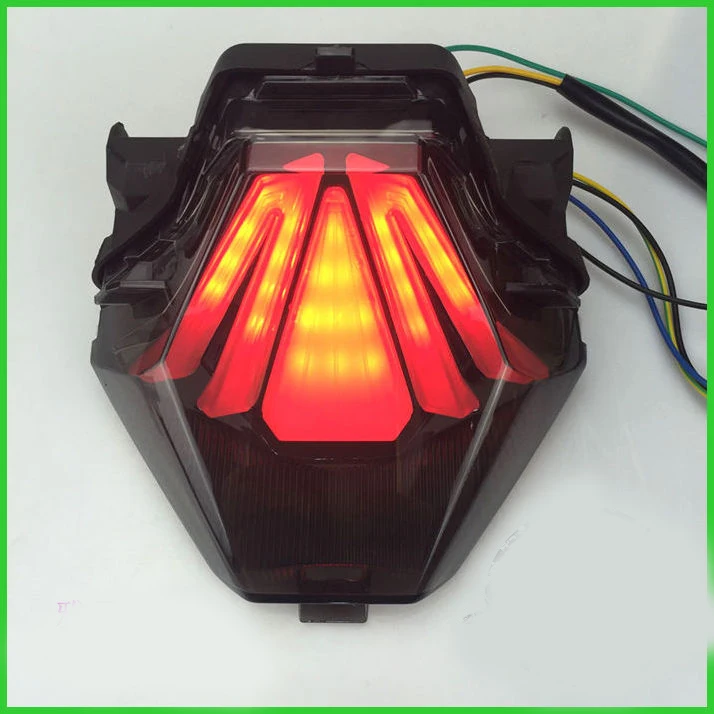 

For YAMAHA MT-07 FZ-07 YZF R25 R3 Integrated LED Tail Light Turn signal Blinker Lamp Red Brake EXCITER150 Stop Turn Signals