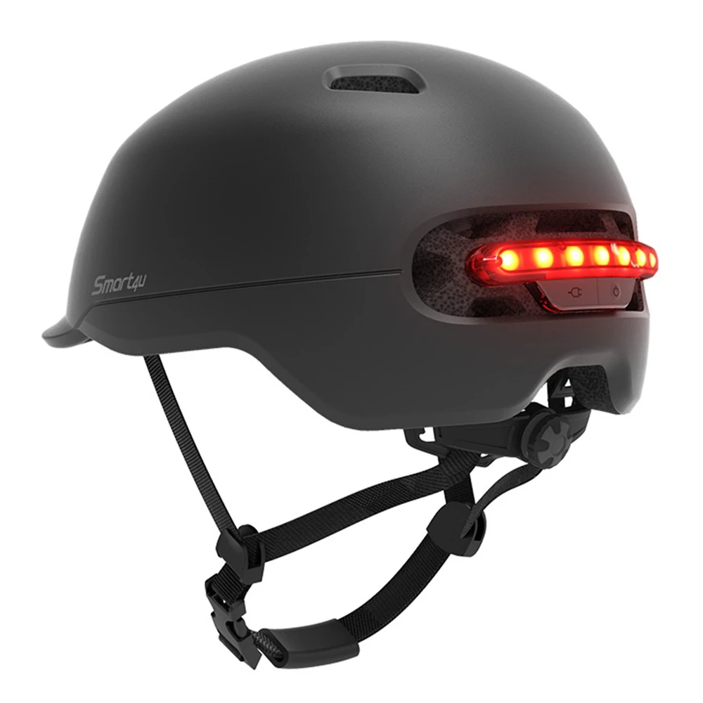 SH50 велосипедный шлем Легкий велосипедный шлем для велосипеда скутер с интеллектуальным сзади светодио дный стоп велосипедный шлем
