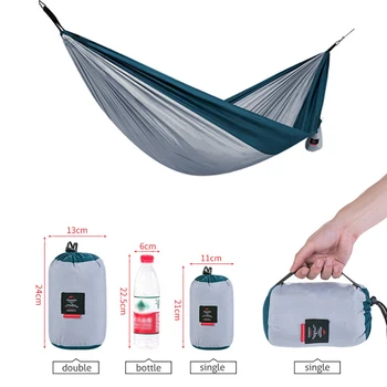 

Hammock for 1-2 person Top Rated Best Quality Gear For Outdoors Backpacking Camping Travel Portable Lightweight Parachute Nylon