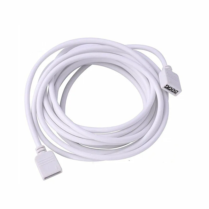 4 контактный RGB светодиодный разъем УДЛИНИТЕЛЬ шнур провод 1 м 2 5 3 30 см 50 для SMD 5050