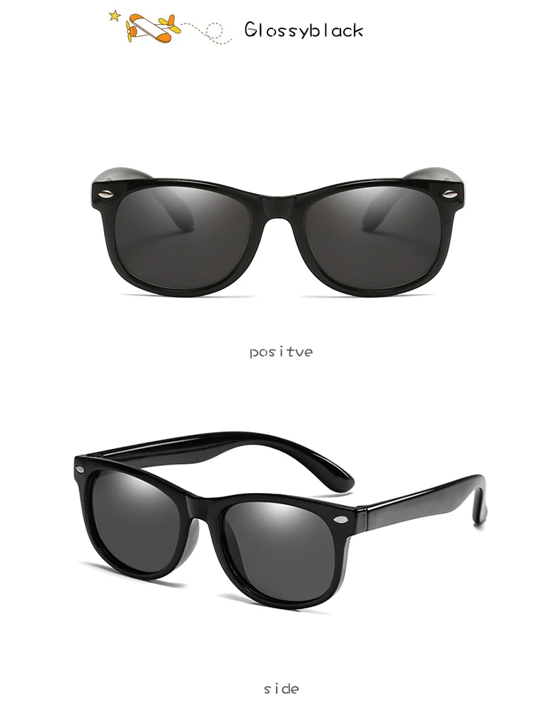 Детские солнцезащитные очки WarBLade мужские брендовые силиконовые защитные очки для ногтей Поляризованные Кошачий глаз модные детские очки UV400