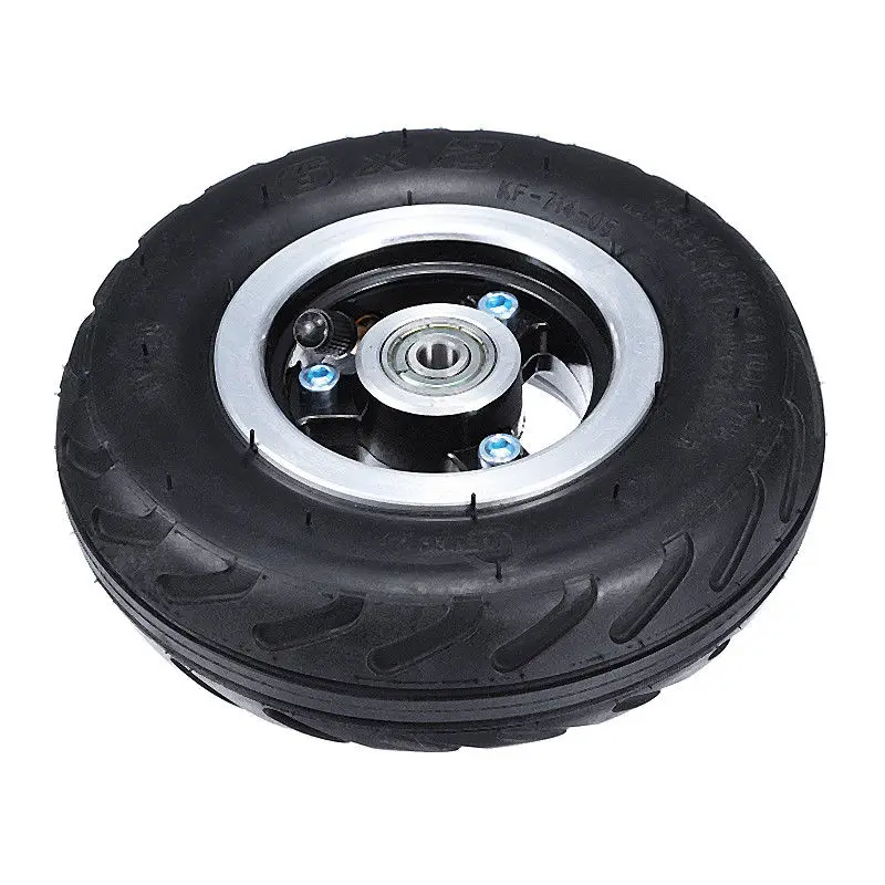 6X2 надувание колеса шины использовать " шины сплава концентратор 160 мм пневматические шины скутер INS