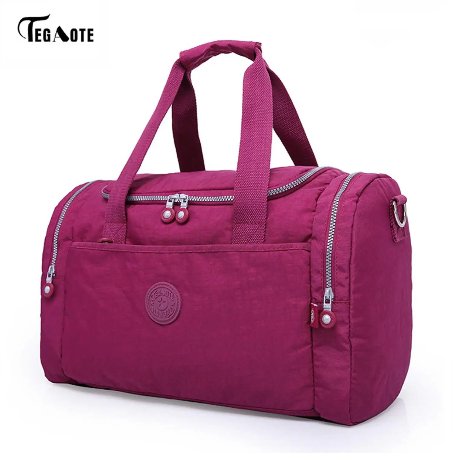 TEGAOTE модная дорожная сумка Большие женские сумки-шопперы для женщин багажная сумка для путешествий большие выходные туристическая Повседневная нейлоновая сумка - Цвет: 4