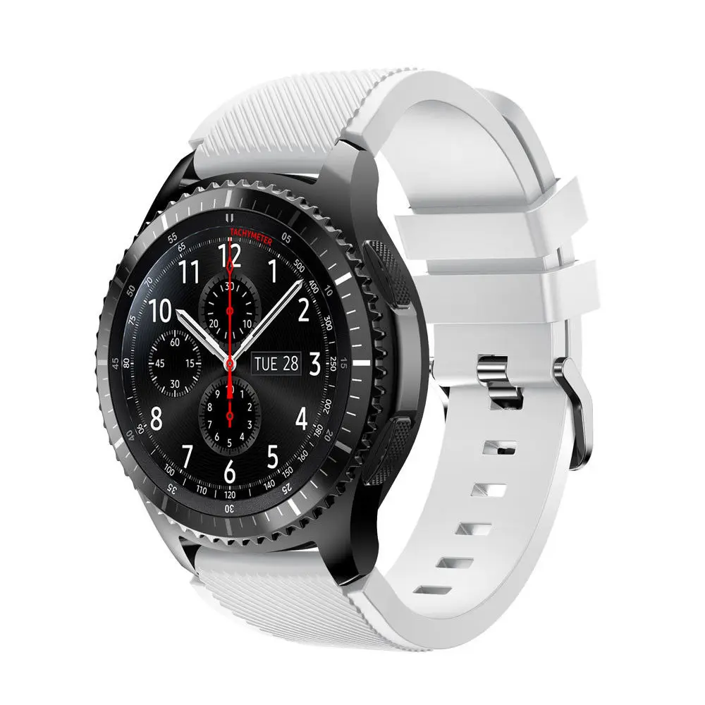 Силиконовый ремешок pulseira для samsung Galaxy watch 46 мм gear S3 Frontier band 22 мм ремешок для часов correa браслет S3 классический ремень Amazfit