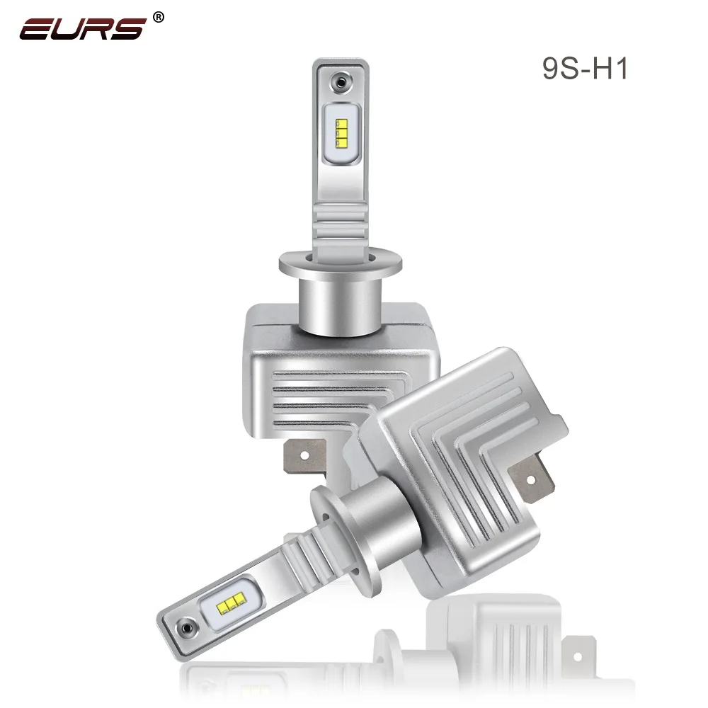 Светодиодные лампы EURS(TM) для автомобильных фар 2 шт. 9S ZES чипы H1 H4 H7 H8 H9 H11 9005 9006 лм 40