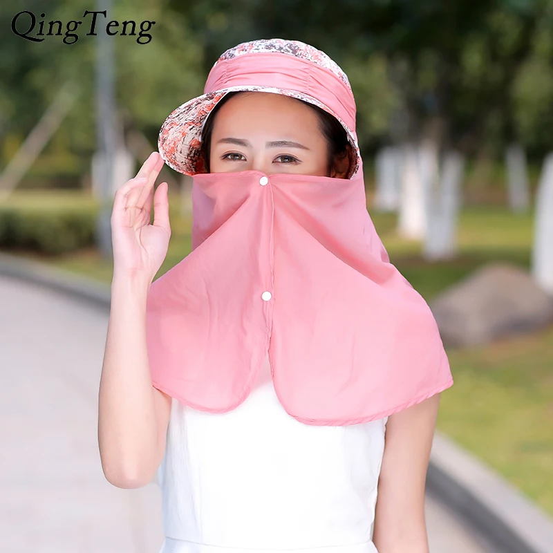 Multifunction Female Summer Sun Hat Folding Beach ...