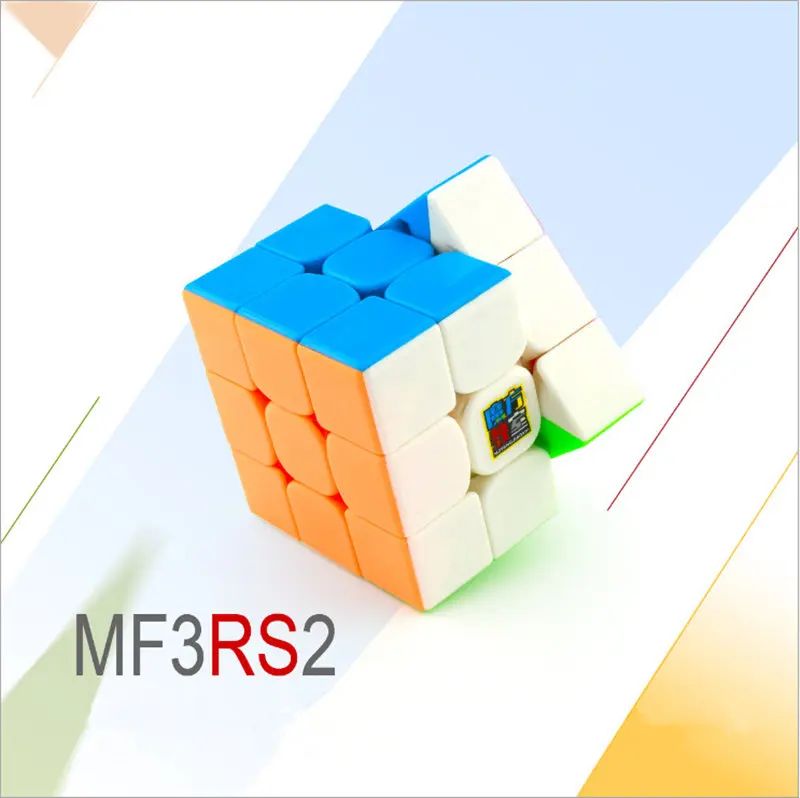 3 Слои MF3RS2 кубик рубика 3x3x3 куб Magic Cube V2 черный/Stickerless головоломки Cube игрушки для детей 5,7*5,7 см размер - Цвет: Stickerless