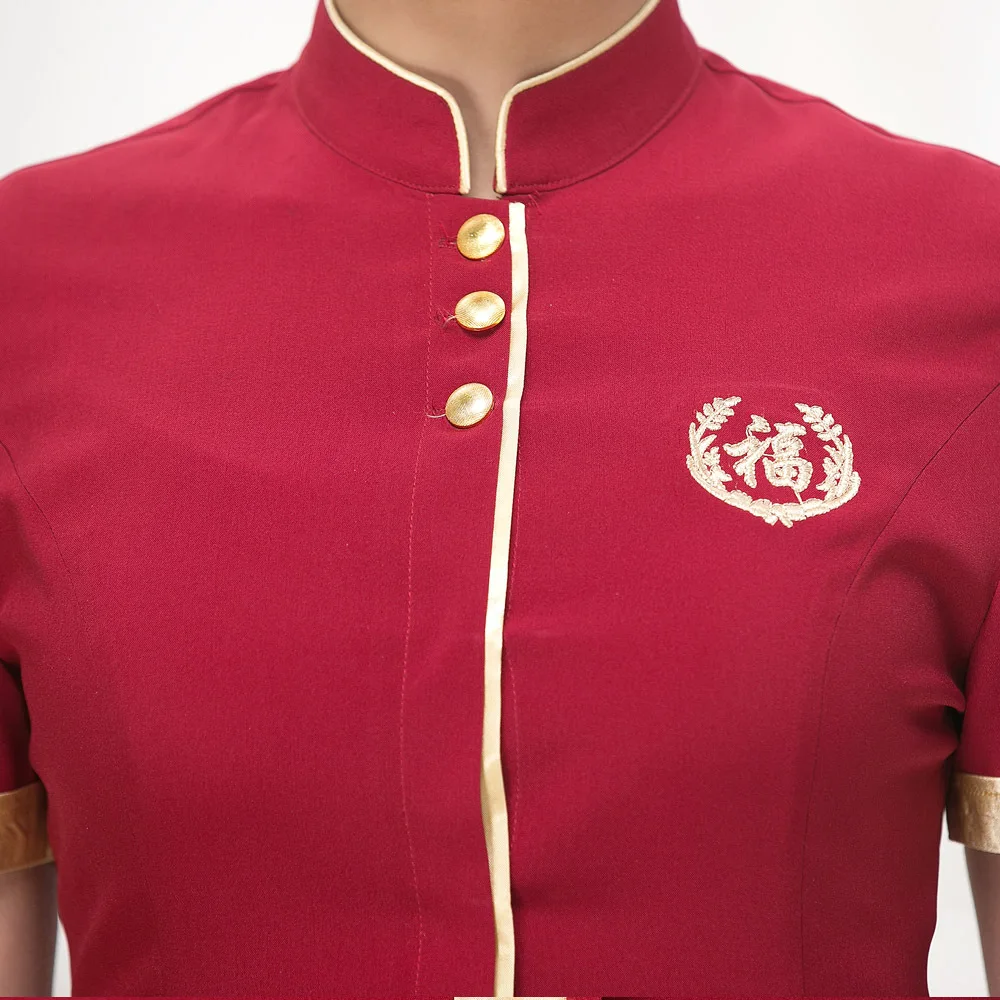 Гостиничная форма для летних вечеринок комбинезоны с коротким рукавом|uniform