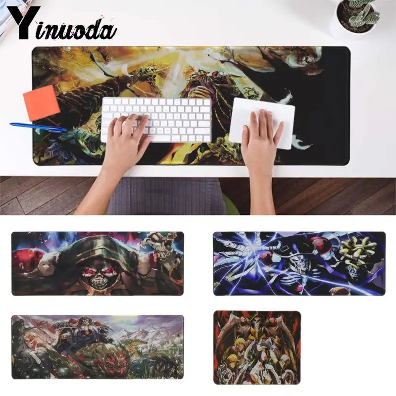 

Yinuoda Top Quality overlord anime Rubber PC Computer Gaming mousepad Computer Laptop Anime extended mouse pad muismat gaming