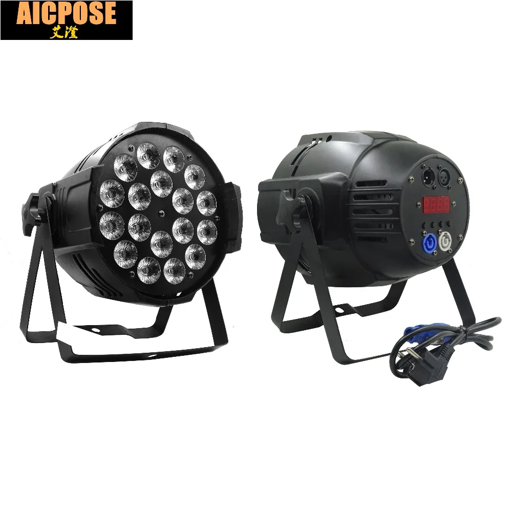 Stage Light Aluminum LED Par 18x18W RGBWA UV 6in1 LED Par Can Par 64
