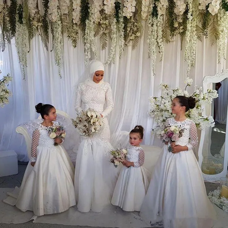 2019-cute-muslim-flower-girls-dresses-long-sleeve-details-white-satin-jewel-neck-first-communion-dresses-birthday-party-gowns-custom-made