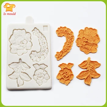 

Pendant Jewelry Pearl Fondant Mold Dry Pace Shaped Side Mold Cake Decoration Decoration Diamond Baking Tools