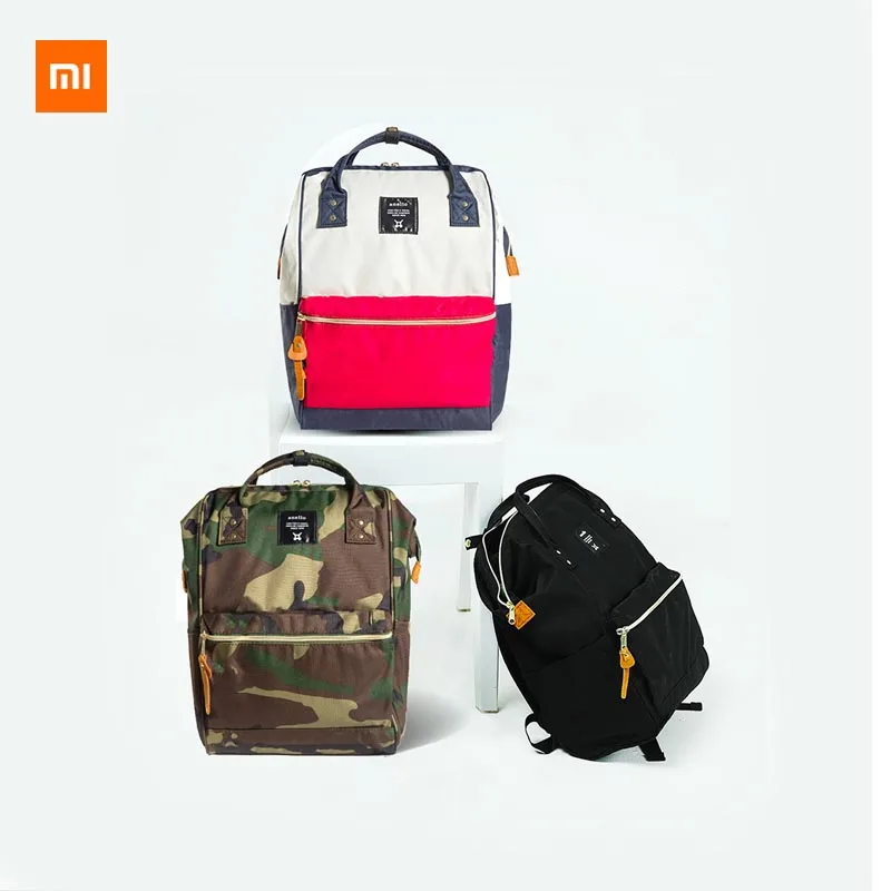  Newest Xiaomi Anello Backpack Classic gold bag design traveling backpack High quality portable scho