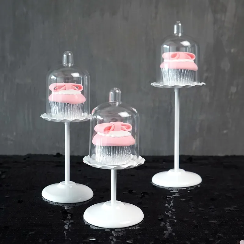 

SWEETGO Wedding cup cake stand white metal stand up cake plate cake decorating tools bakeware kitchen dining & bar candle holder