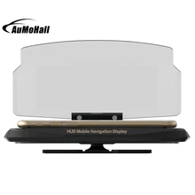 New Smartphone Projector HUD Head Up Display Holder Car GPS Navigator Mount Stand Phone Holder Black