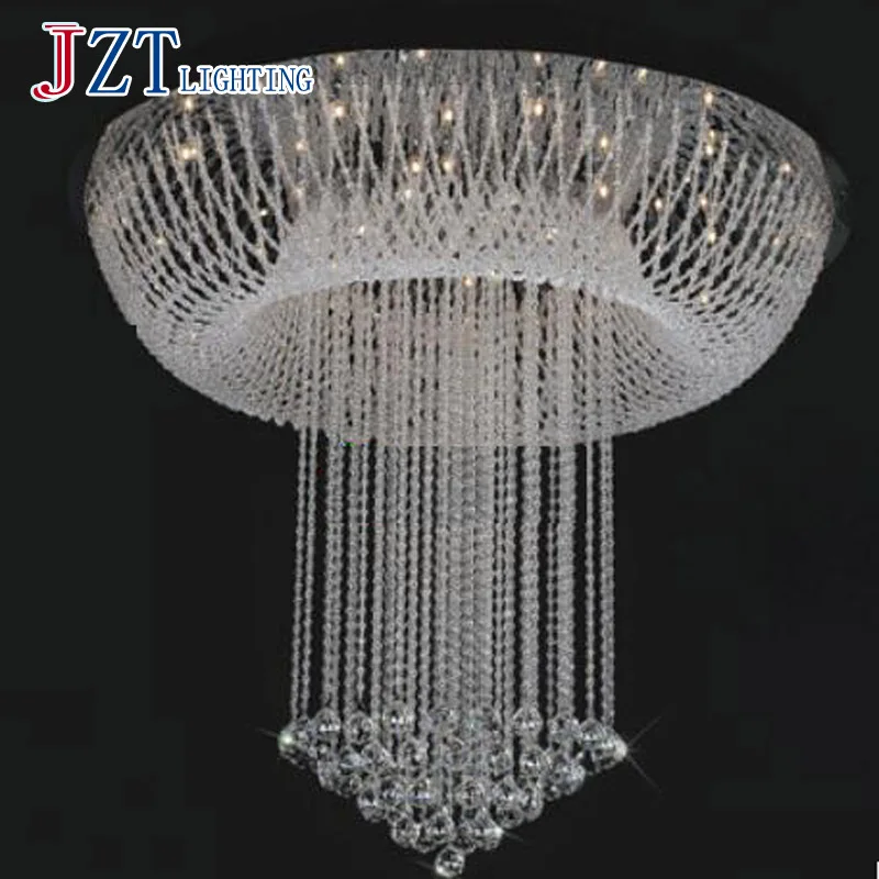

T Luxury large Crystal light Simple Creative Modern Circular pendant light for Living Room The Stairs Diameter800mmHeight1000mm