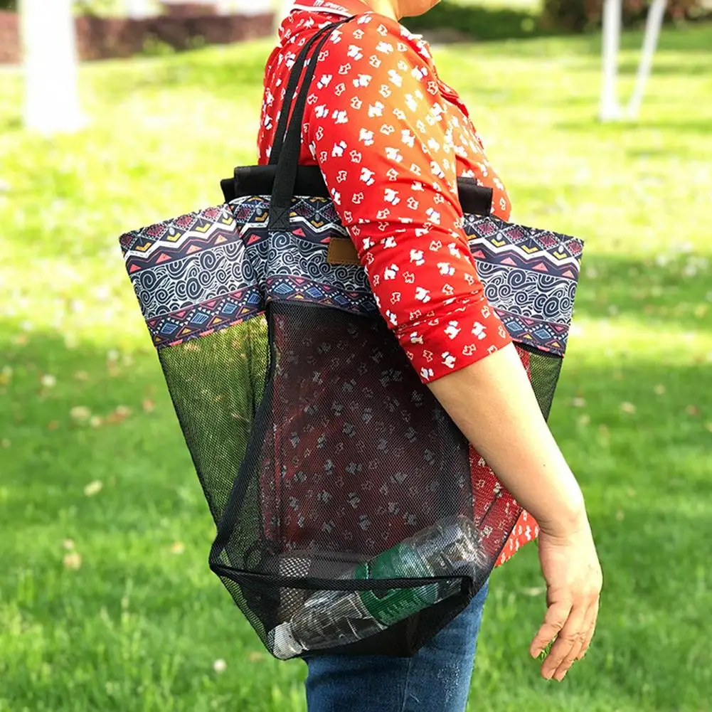 في الهواء الطلق سلة التخزين متعددة الوظائف تخزين دلو سلة الغسيل سلة الغسيل حقيبة التخزين التخييم القمامة رف