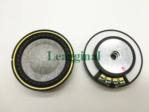 40 мм шерстяной наушник DIY наушник hifi40 мм медные кольца true in hole большой магнитный задний динамик 2 шт - изображение