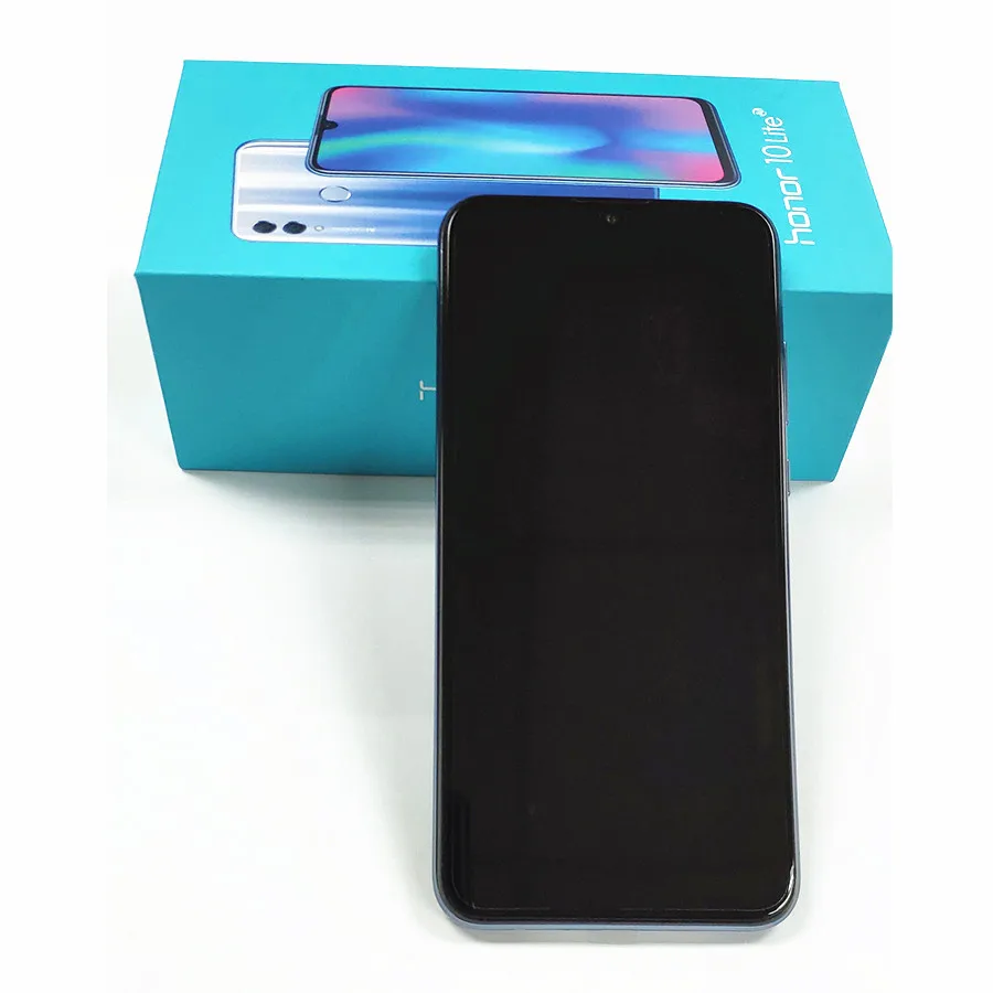 Honor 10 Lite 4G Android 9 0 6 21 &quotFHD 2340X1080 двойной шрифт задняя камера 24MP 3 Гб 64 отпечаток