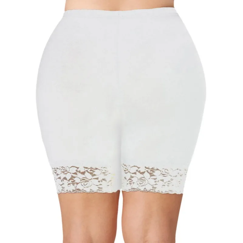 Lady Lace Safety Short Panties Anti Emptied Underwear High Elastic