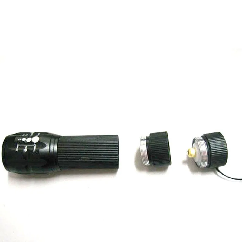 Flashlight Strengthened light lengthening section accessories 18650 handheld flashlight