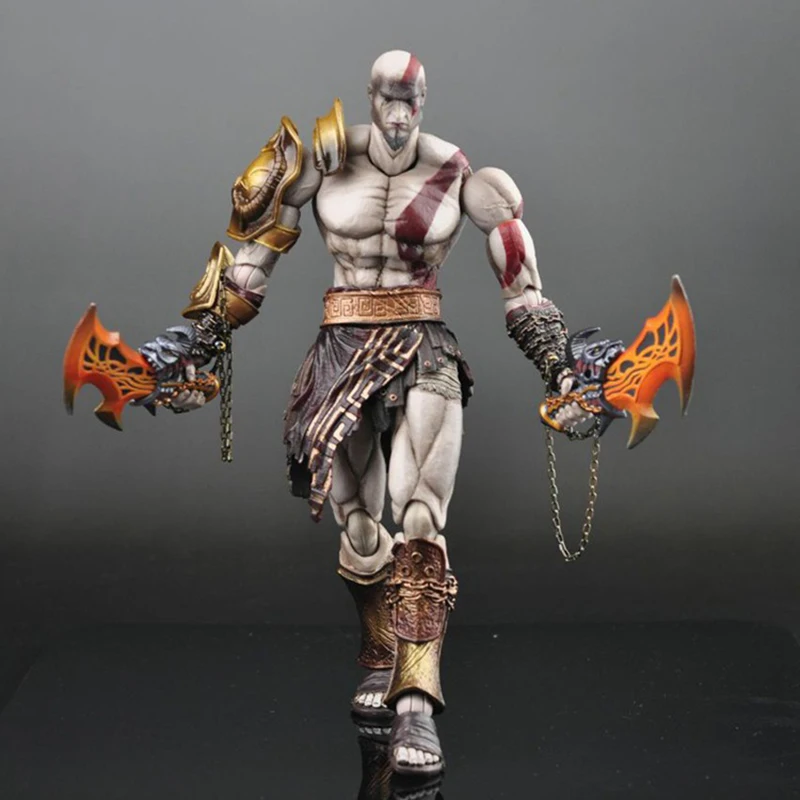 Wolves World 2017 New Arrival god of war Kratos model of movable ares Busta action figure model