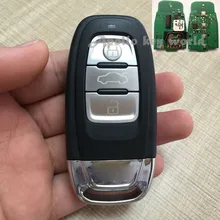 3 Кнопки Smart Remote Ключ Для Audi A4L A6L Q5 С 315 МГц Автомобильная Сигнализация Keyless Entry Fob (8T0 959 754C)